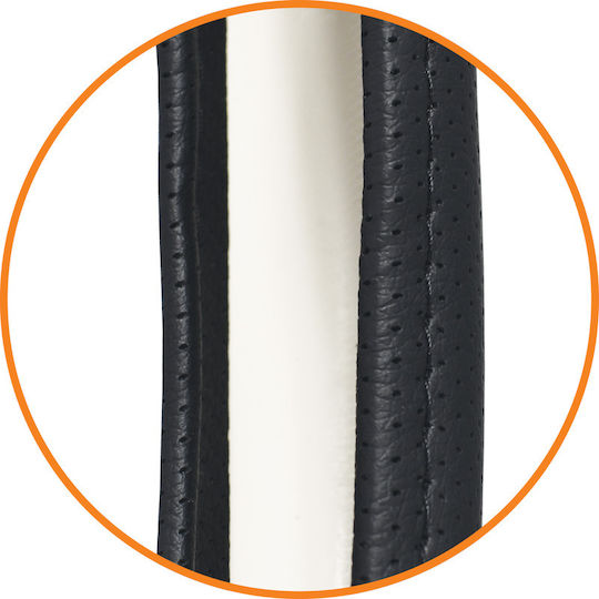 Steering Wheel Cover Ariston Leather Feeling Truck Cover Black 45cm W Reach