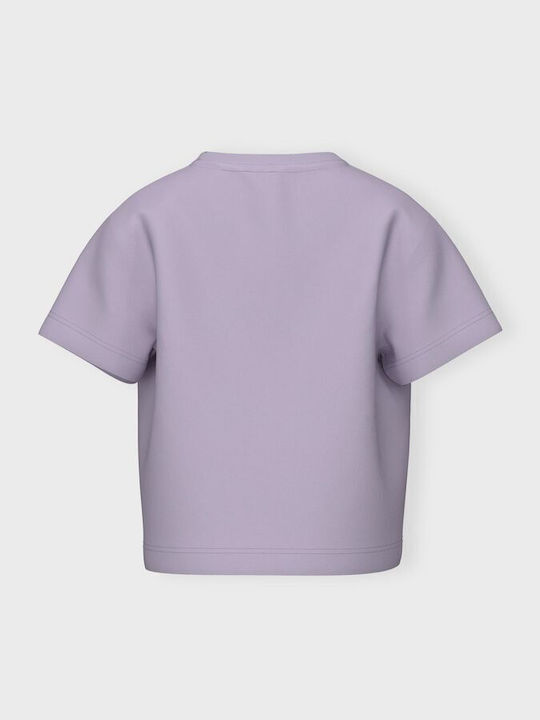 Name It Kids Blouse Short Sleeve Purple