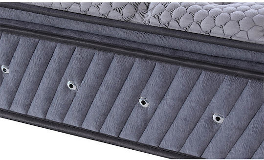 Cosmostrom Lusso Grey Über-Doppel Ergonomisch Matratze Schaum 170x200x30cm