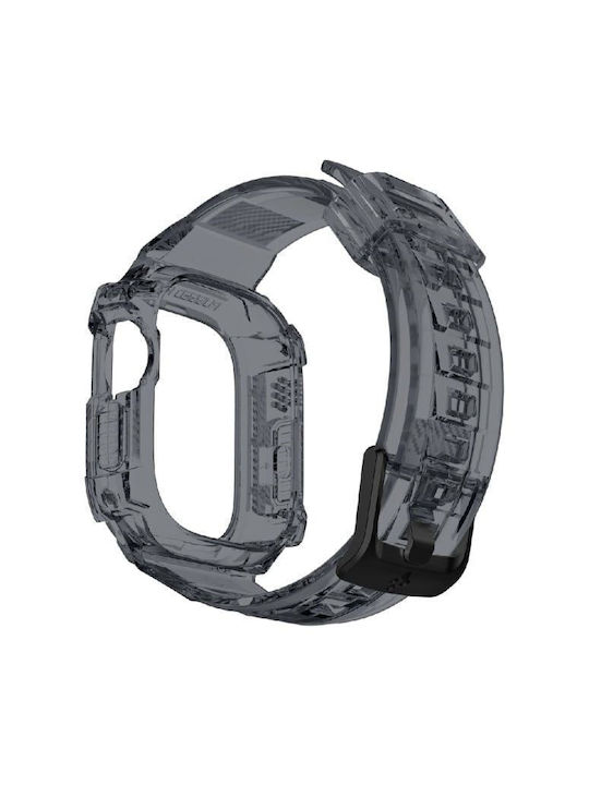 Spigen Rugged Armor Pro Каишка Силикон Черен (Apple Watch 44/45/46mm/Ultra 49mm)
