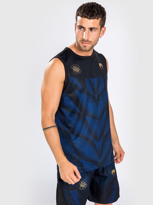 Venum Ανδρική Αθλητική Μπλούζα Αμάνικη Black/blue