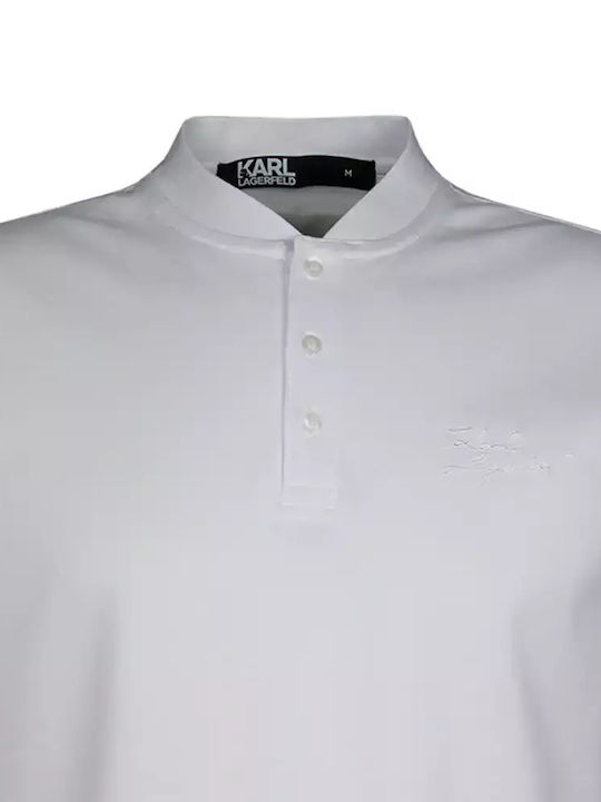 Karl Lagerfeld Men's Blouse Polo White