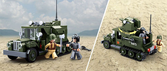 Sluban Τουβλάκια Allied 2in1 Half-Track για 8+ Ετών 470τμχ