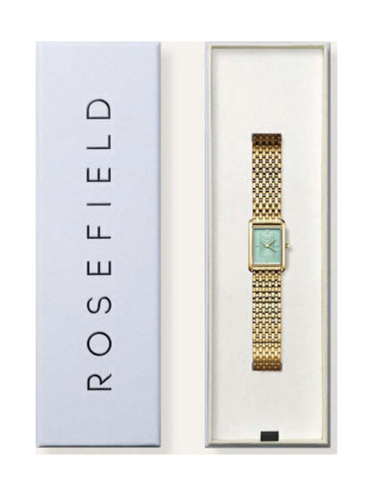 Rosefield Γυναικείο Ρολόι 30.6mm Μπαταρίας με Χρυσό Μεταλλικό Μπρασελέ