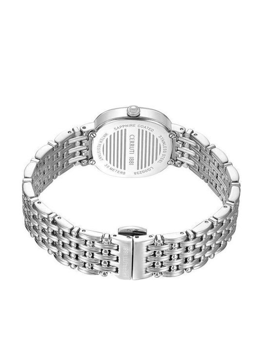 Cerruti Ceas de Damă cu Argintiu Brățară Metalică