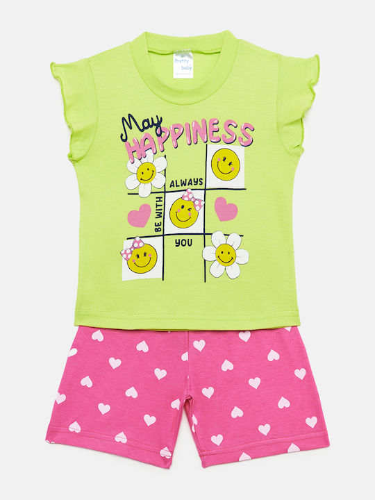 Eleten Kids Pyjamas Summer Cotton YELLOW