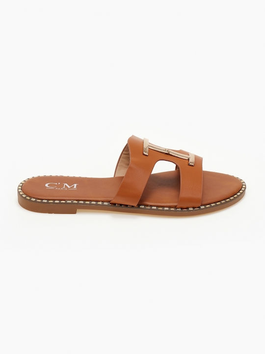 Issue Fashion Women's Flat Sandals in Brown Color