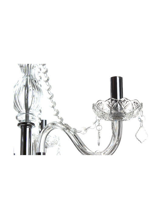 Keskor Candelabru 3xE14 Ø56cm cu Lemn 6004-3