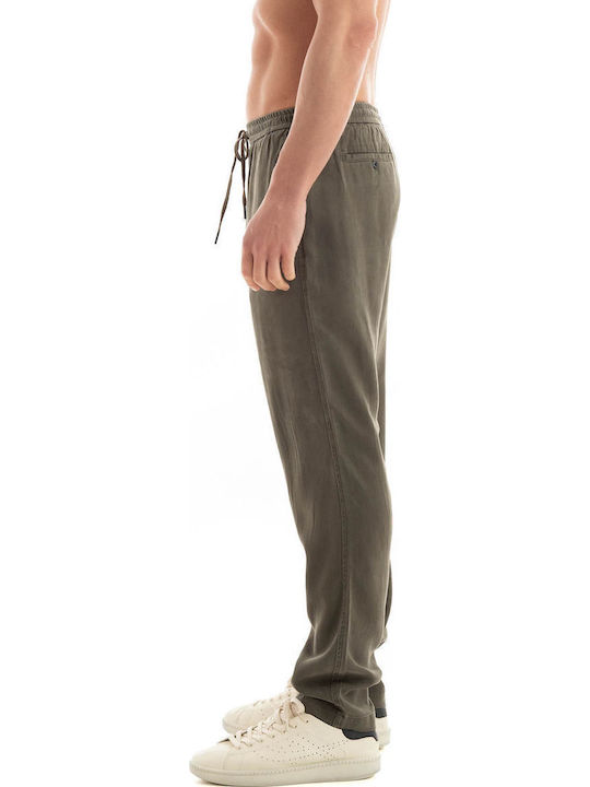 Παντελόνι σε Tapered Γραμμή Dark Olive Green