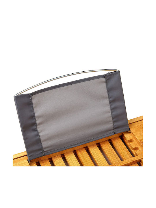 Bathtub Shelf Bamboo 103x22x4cm Brown
