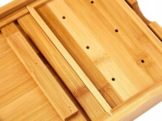 Badewannenregal Bamboo 103x22x4cm Braun