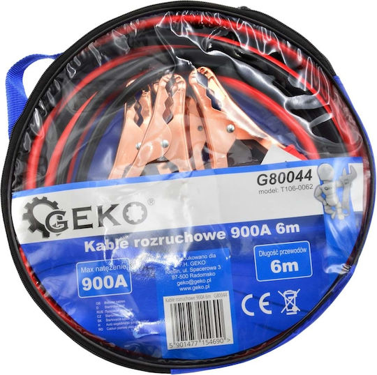 Geko Car Jumper Cables 900A 6m