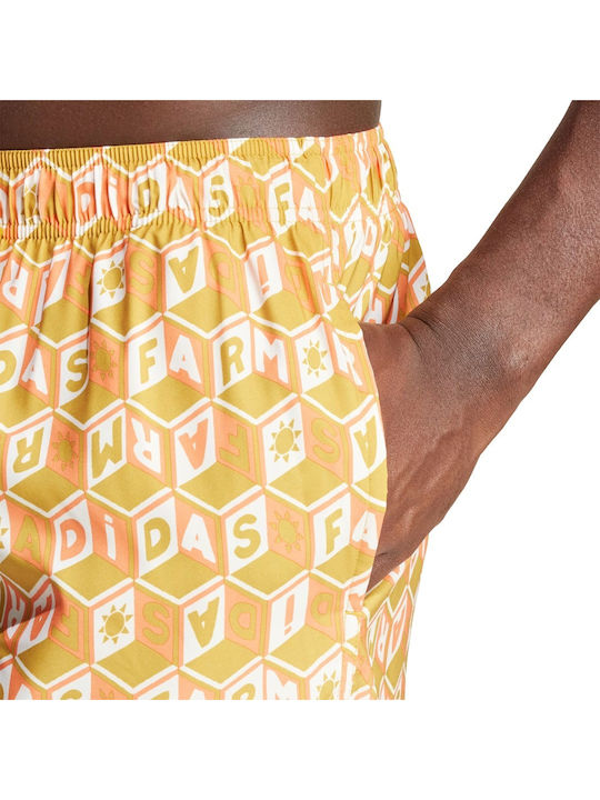 3-Stripes CLX Men's Swimwear Shorts Yellow