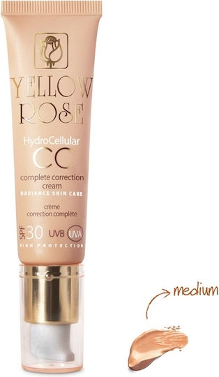 Yellow Rose Hydrocellular CC Medium Cream Face Day with SPF30 30ml