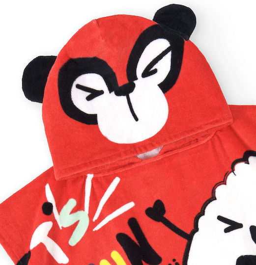 Tuc Tuc Kinder Strandponcho Rot