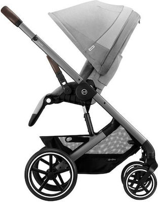 Cybex Balios S Lux Verstellbar 3 in 1 Baby Kinderwagen Geeignet für Neugeborene Lava Grey