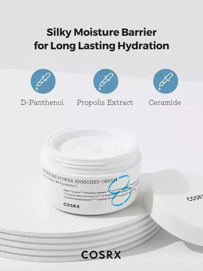 Cosrx Hydrium Rich Ενυδατική Κρέμα Προσώπου κατά της Ερυθρότητας με Ceramides & Πανθενόλη 50ml