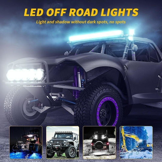 12-30v 12w 6000k 2.5 Inch Car Led Engineering Auxiliary Light White Light