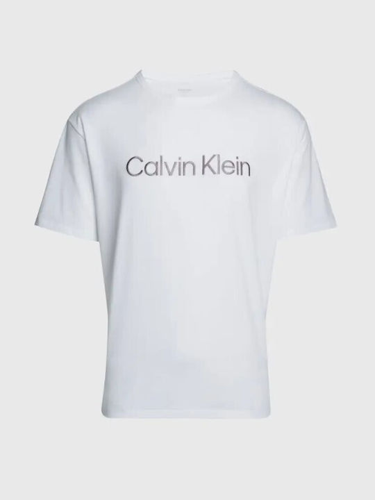 Calvin Klein Men's Undershirt Short-sleeved White