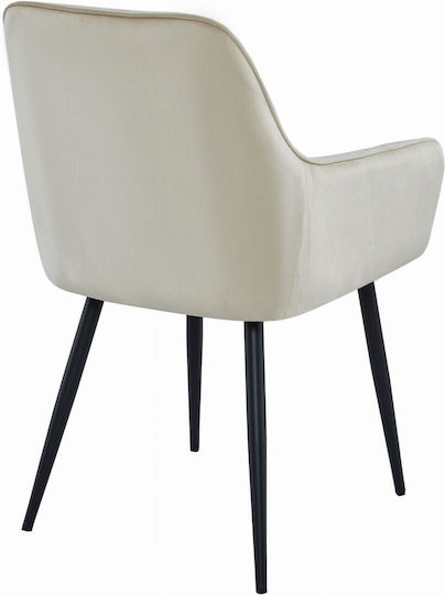 Καρέκλα Κουζίνας Solden 55x45.5x83.5εκ. Beige And Black Καρέκλα Κουζίνας Solden 55x45.5x83.5εκ. Beige And Black