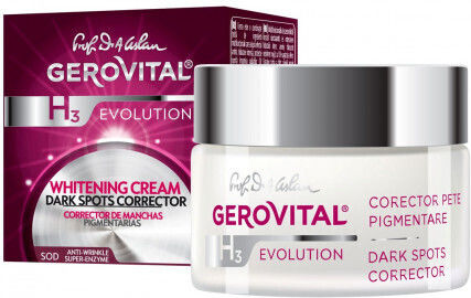 Gerovital H3 Evolution Κρέμα Προσώπου για Ενυδάτωση, Ατέλειες & Πανάδες με Υαλουρονικό Οξύ 50ml