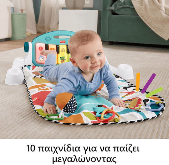 Fisher Price Kick & Play Baby-Spieldecken und -Gyms mit Musik für Neugeborene