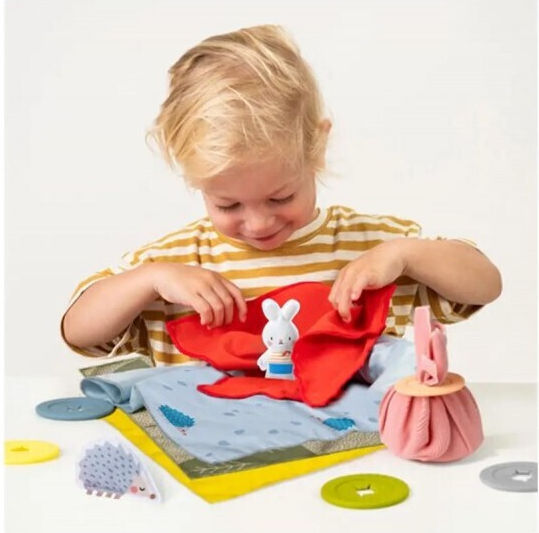 Taf Toys Βρεφικό Παιχνίδι Peek-a-boo What Is Inside από Ύφασμα για 18+ Μηνών