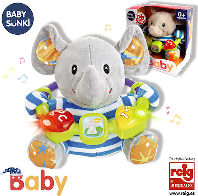 Reig Baby Toy Ρινόκερος with Music for 0++ Months