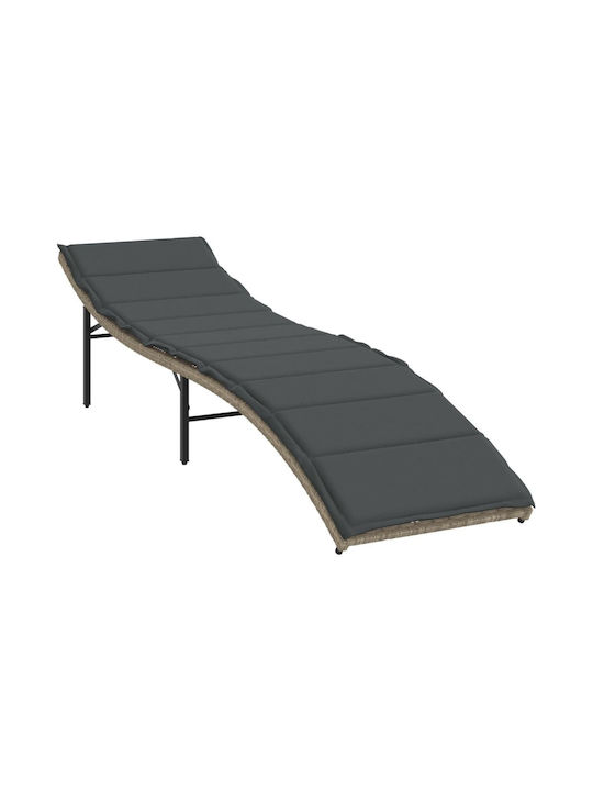 Ξαπλώστρα Rattan με Μαξιλάρι 199x55x50εκ. Ξαπλώστρα Rattan με Μαξιλάρι 199x55x50εκ.
