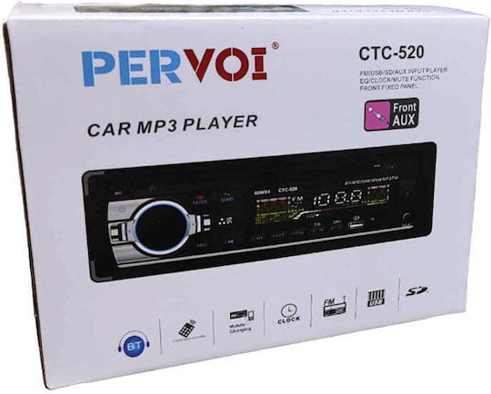 PerVoi Автомобилно Радио 1 DIN Bluetooth USB