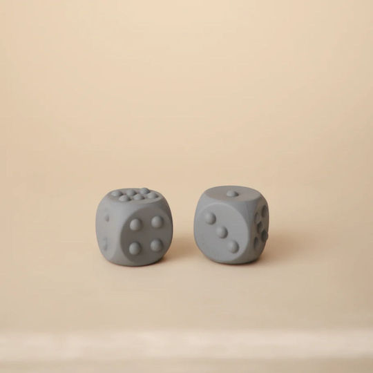 Mushie Baby Toy Dice made of Silicone for 10++ Months