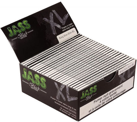 Jass Χαρτάκια Στριφτού Τσιγάρου Slim King Size 32 φύλλα 50τμχ