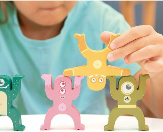 Milan Baby Toy Aliens Towers made of Wood for 36++ Months