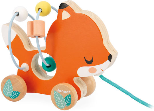 Janod Animal made of Wood for 12++ Months (Various Designs/Assortments of Designs) 1pc