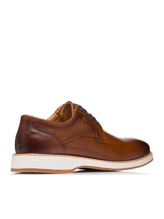 Men's Synthetic Leather Casual Shoes Brown