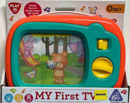 Playgo Βρεφικό Παιχνίδι Mini TV με Μουσική για Νεογέννητα