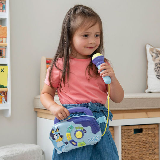 AS Musical Instrument Radio Boombox Bluey with Music and Sounds for 18++ Months