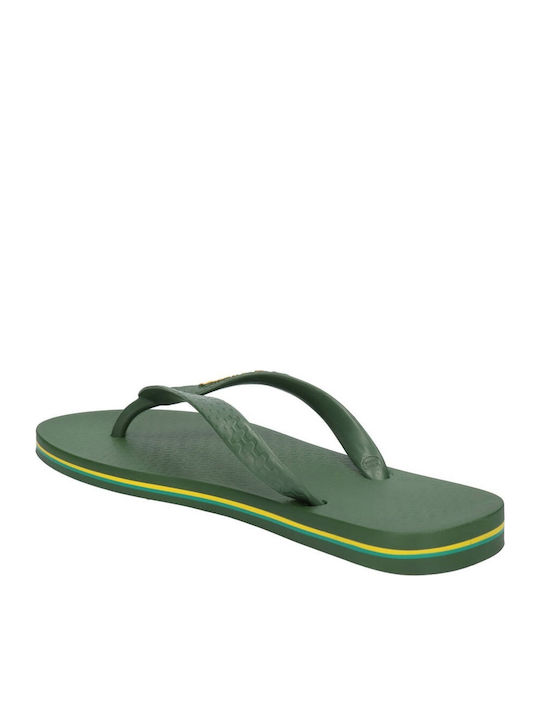 Classic Brazil II Men's Flip Flops Green