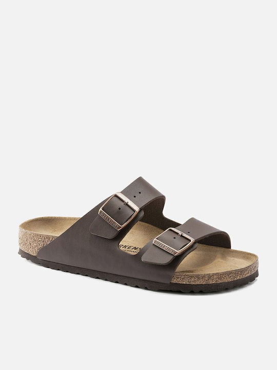 Arizona Birko-Flor Мъжки сандали в Кафяв цвят Тясна Пасват