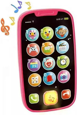 Hola Toys Toy Phone My First Phone with Sounds for 12++ Months