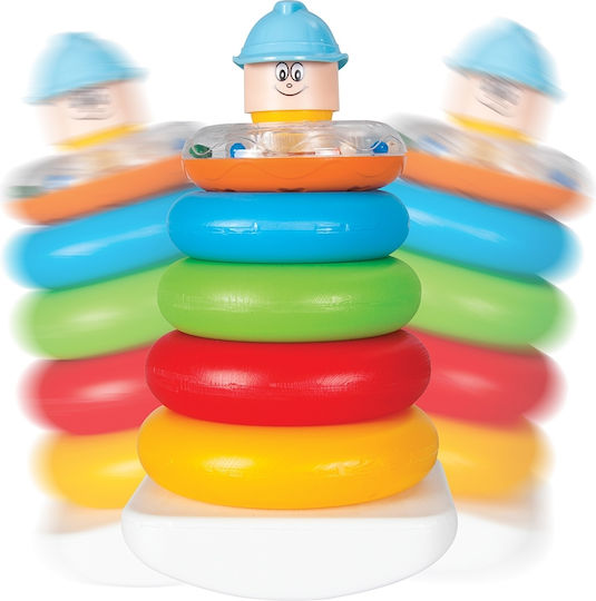 Pilsan Jucărie de Stivuire Funny Circles cu Sunete pentru 12++ Luni