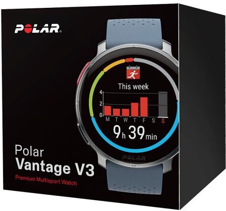 Polar Vantage V3 47mm Smartwatch (Γαλάζιο)