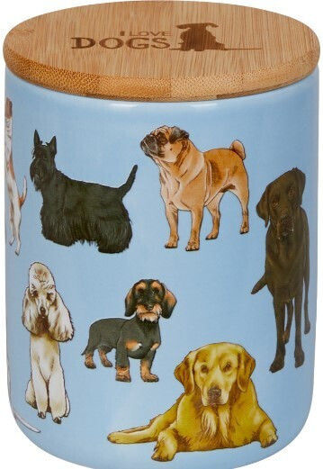 Kidslife Vase for General Use / Coffee / Sugar with Airtight Lid Ceramic Brown 650ml