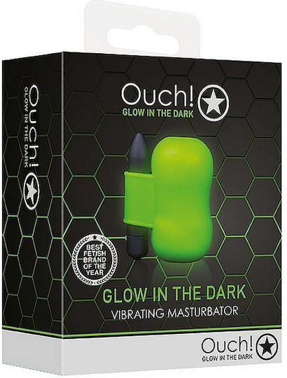 Ouch Glow In Dark Vibrating Masturbator Ouch Glow In Dark Vibrating Masturbator