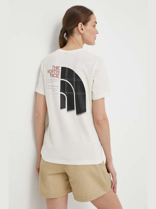 The North Face Graphic Γυναικείο T-shirt Λευκό