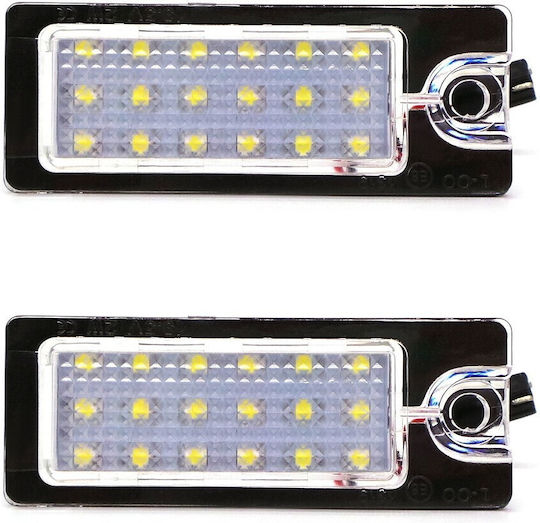 Lumini pentru plăcuțele de înmatriculare Lumini LED 12V pentru Volvo S60 / S80 / V70 / XC 70 - XC 70 / XC 90 - XC 90 2buc