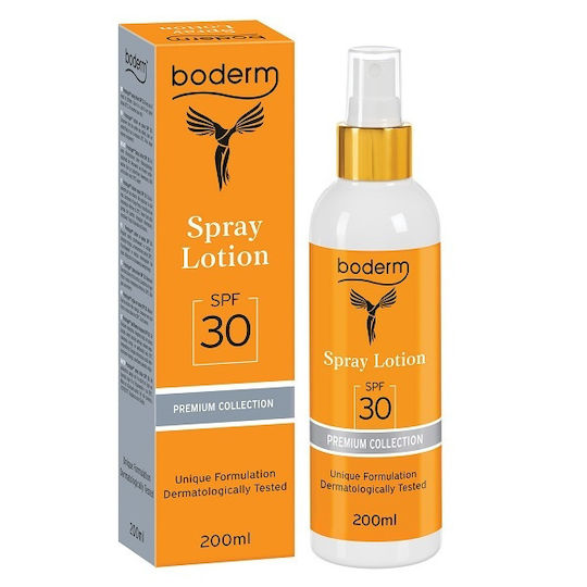 Boderm Sunscreen Body Lotion SPF30 in Spray 200ml