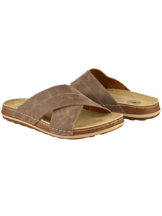 Yfantidis Men's Sandals Brown