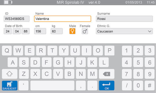 MIR Σπιρόμετρο Spirolab New