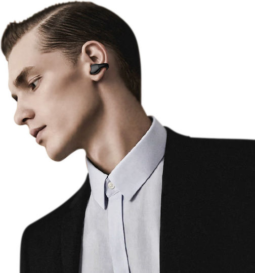 Recci Dynamic In-ear Bluetooth Handsfree Ακουστικά με Θήκη Φόρτισης Μαύρα